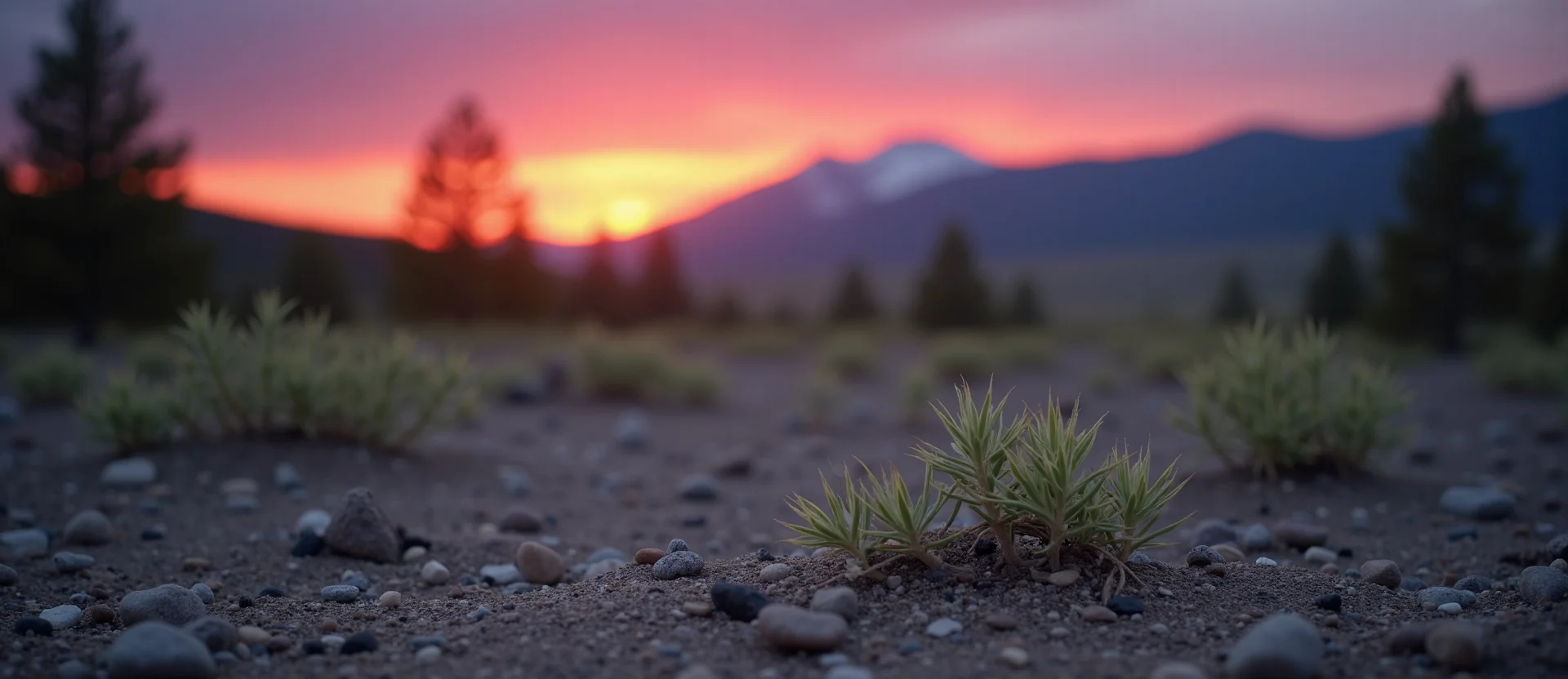 Symbolizing Seed/New Beginning: A local Ponderosa Pine sprouting sagebrush seedling. - AI Generated