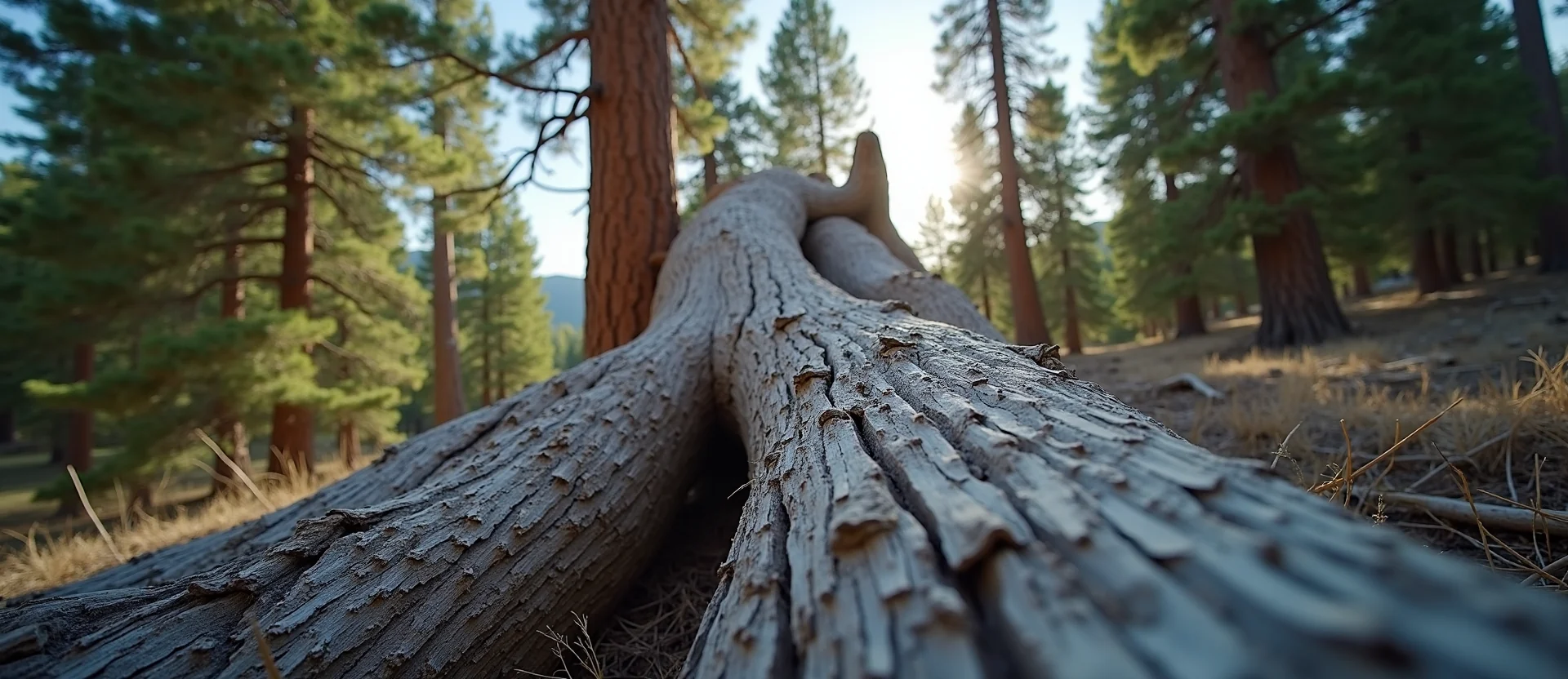 Symbolizing Growth/Resilience: A local Ponderosa Pine gnarled juniper roots. - AI Generated
