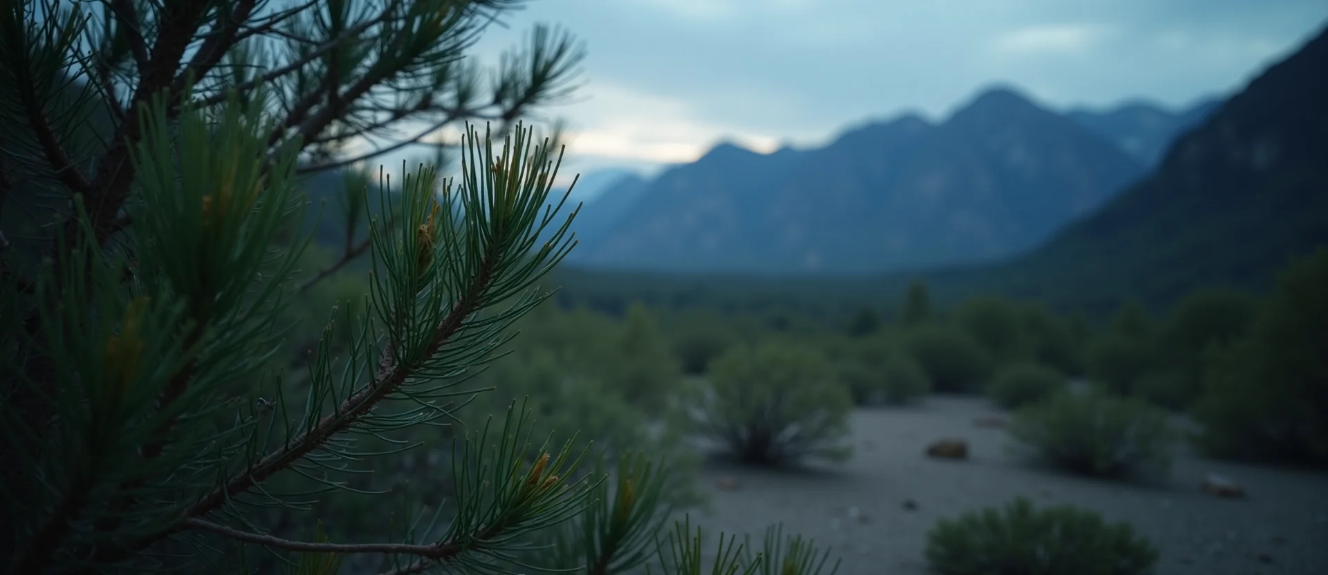 Symbolizing Flow/Cleansing: A local Quaking Aspen raindrops on desert leaves. - AI Generated