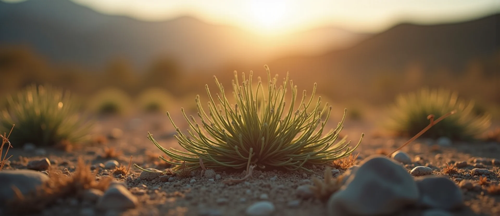 Symbolizing Seed/New Beginning: A local Sagebrush (Artemisia tridentata) sprouting sagebrush seedling. - AI Generated