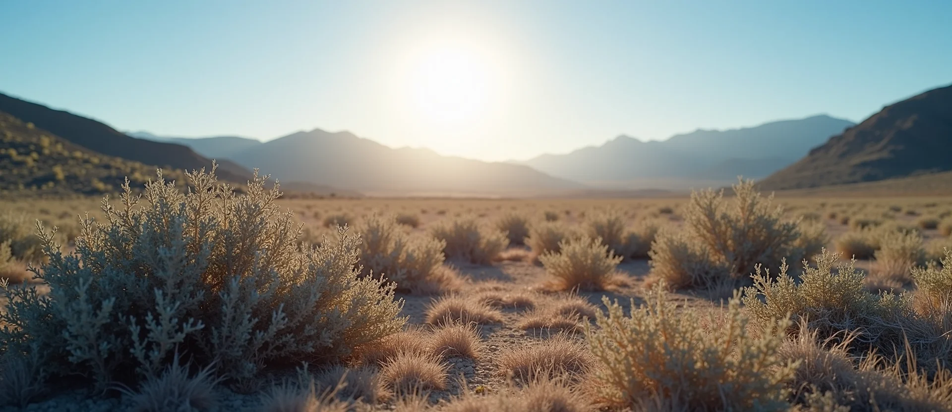 Symbolizing Identity/Local: A local Bitterbrush Washoe Valley floor. - AI Generated
