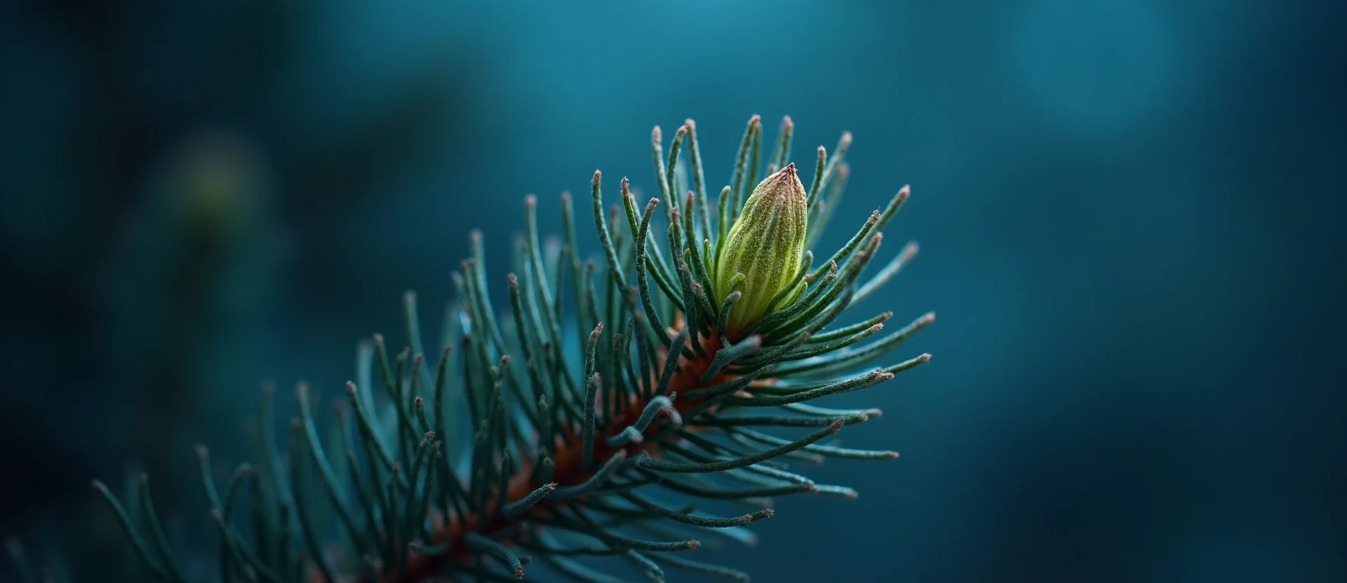 Symbolizing Seed/New Beginning: A local Desert Peach new green bud on a branch. - AI Generated