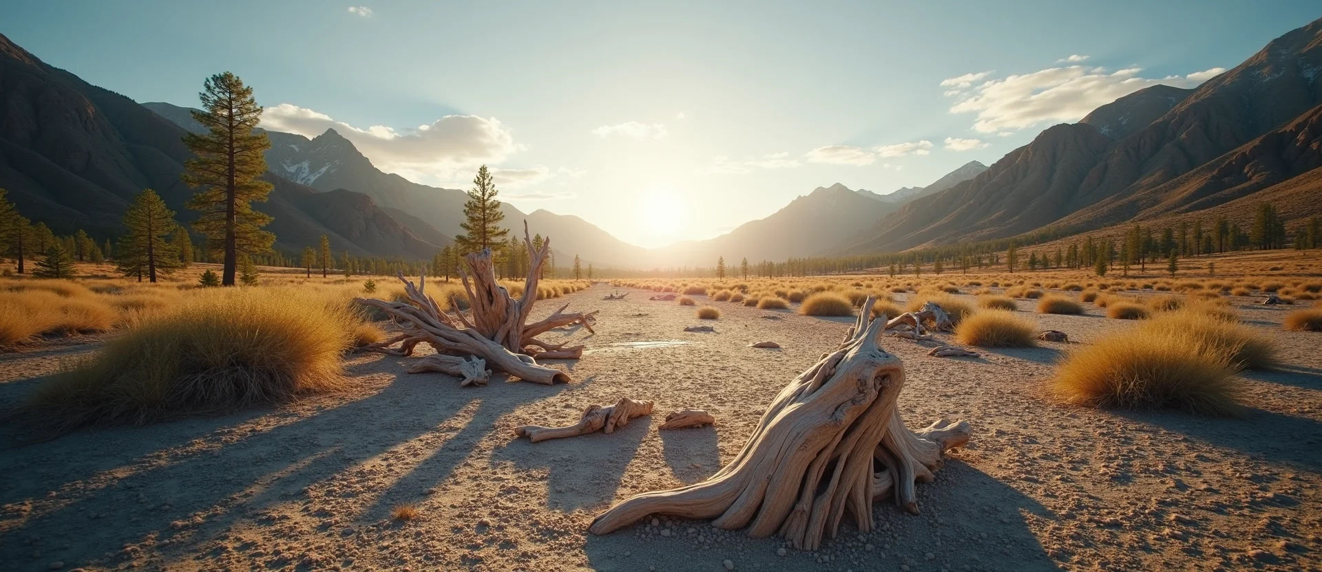 Symbolizing Identity/Local: A local Quaking Aspen Washoe Valley floor. - AI Generated