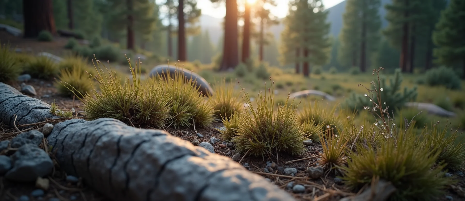Symbolizing Identity/Local: A local Ponderosa Pine Washoe Valley floor. - AI Generated