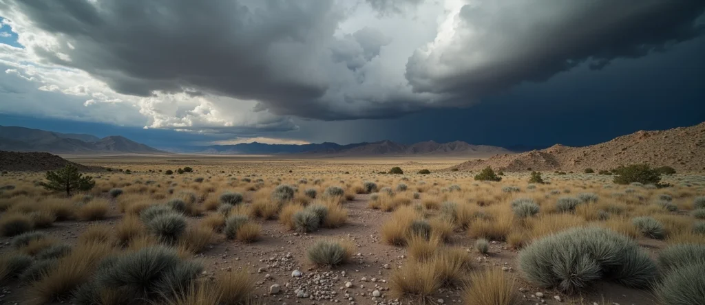 Symbolizing Identity/Local: A local Desert Peach Washoe Valley floor. - AI Generated