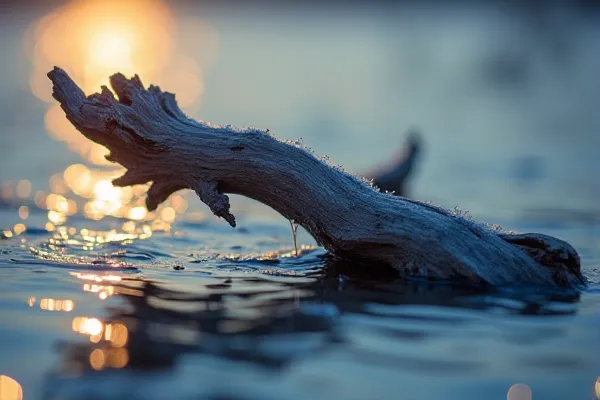 Macro photography of sun-bleached driftwood on the Carson River, symbolizing the clinical refinement of a life restored through ethical practice.