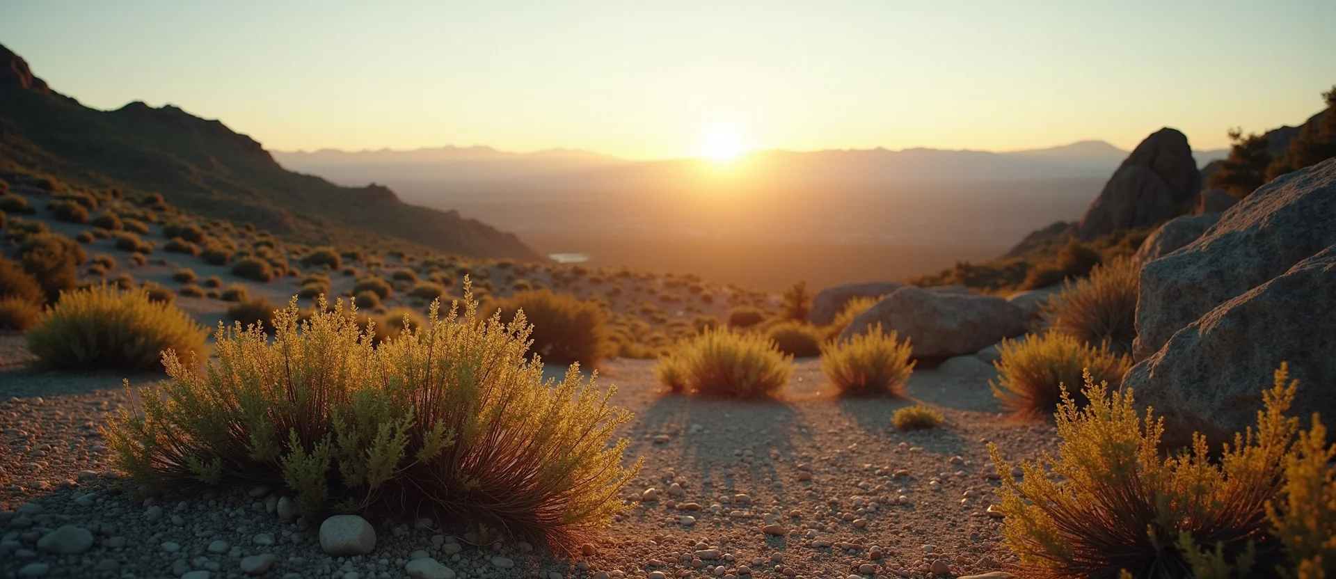 Symbolizing Identity/Local: A local Rabbitbrush Mt. Rose foothills. - AI Generated