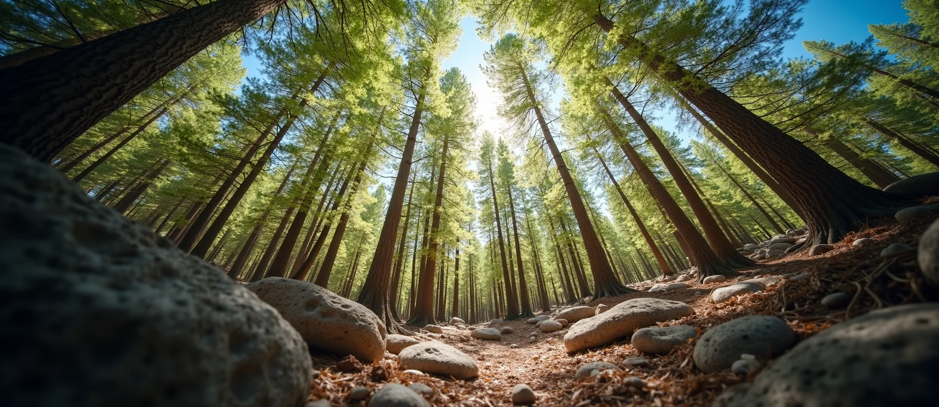 Symbolizing Growth/Resilience: A local Ponderosa Pine thriving aspen grove. - AI Generated