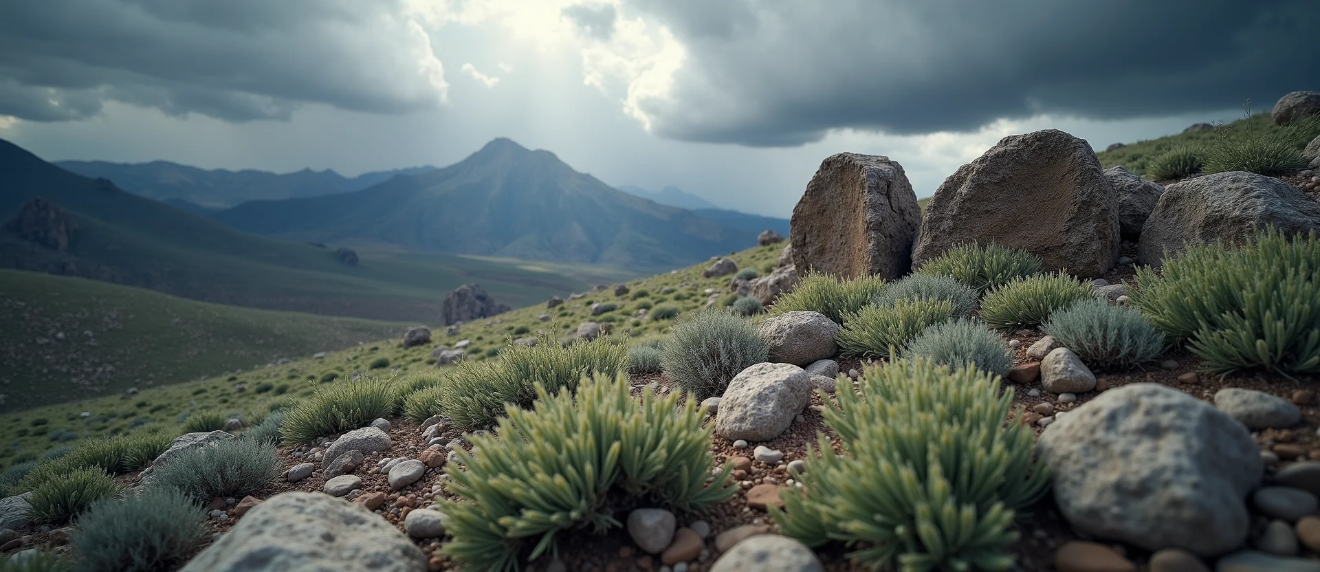 Symbolizing Identity/Local: A local Sagebrush (Artemisia tridentata) Mt. Rose foothills. - AI Generated