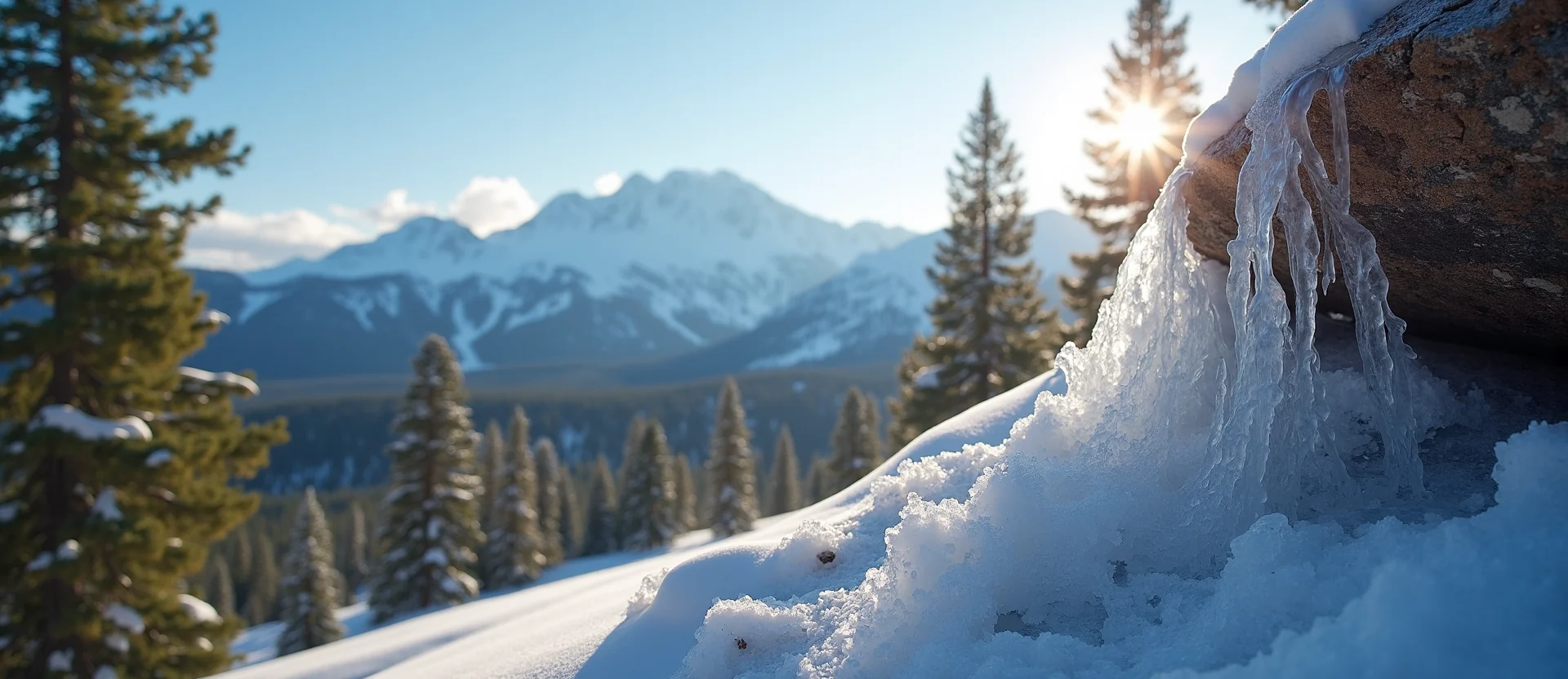Symbolizing Identity/Local: A local Ponderosa Pine Sierra Nevada skyline. - AI Generated
