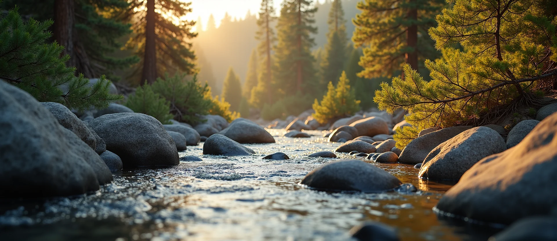 Symbolizing Flow/Cleansing: A local Manzanita smooth Truckee river stones. - AI Generated