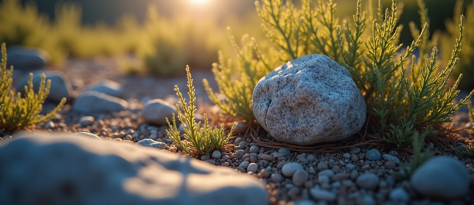 Symbolizing Stability/Peak: A local Manzanita unshakable boulder. - AI Generated