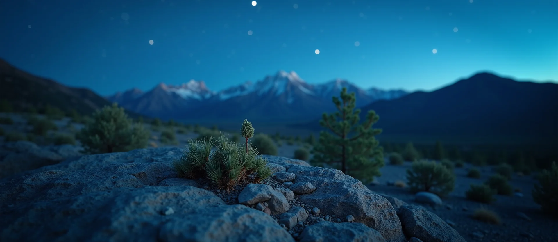 Symbolizing Seed/New Beginning: A local Quaking Aspen sprouting sagebrush seedling. - AI Generated