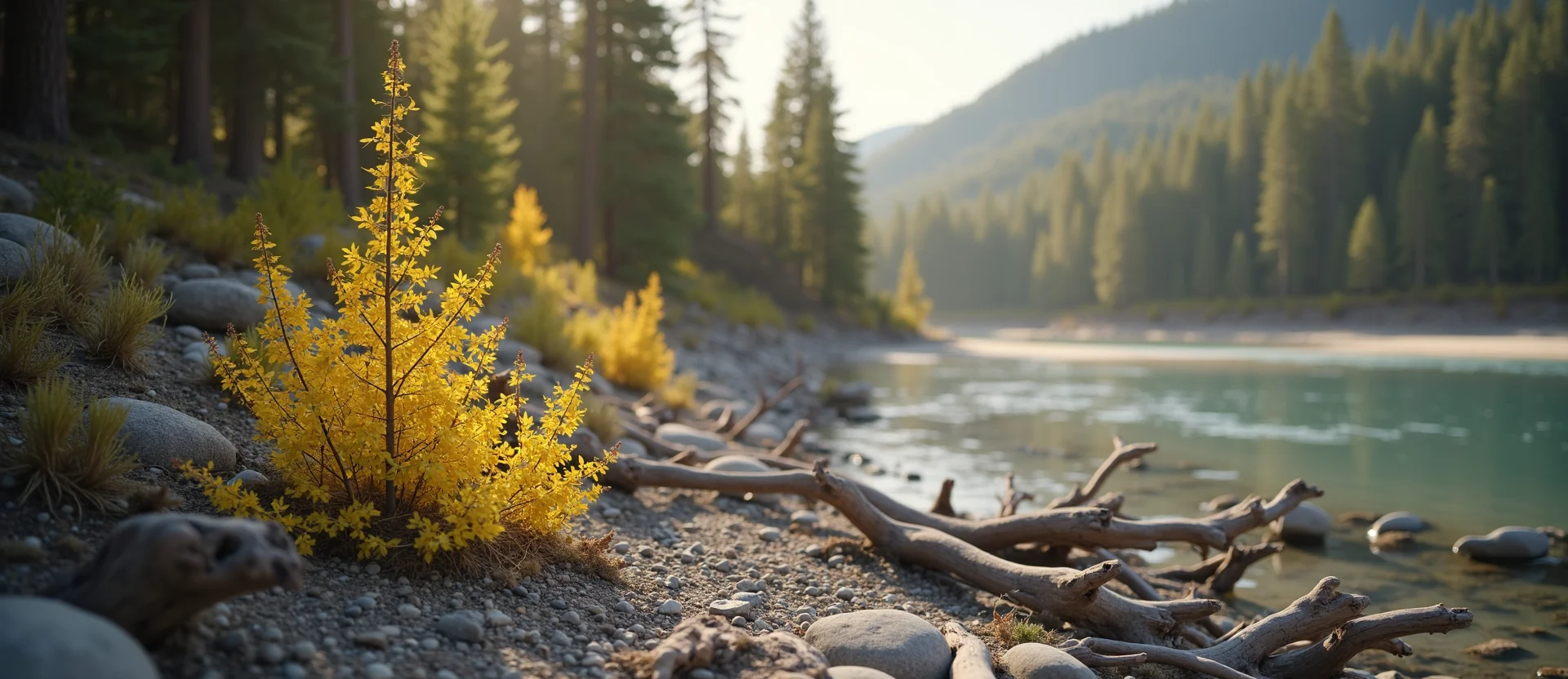 Symbolizing Growth/Resilience: A local Ponderosa Pine thriving aspen grove. - AI Generated