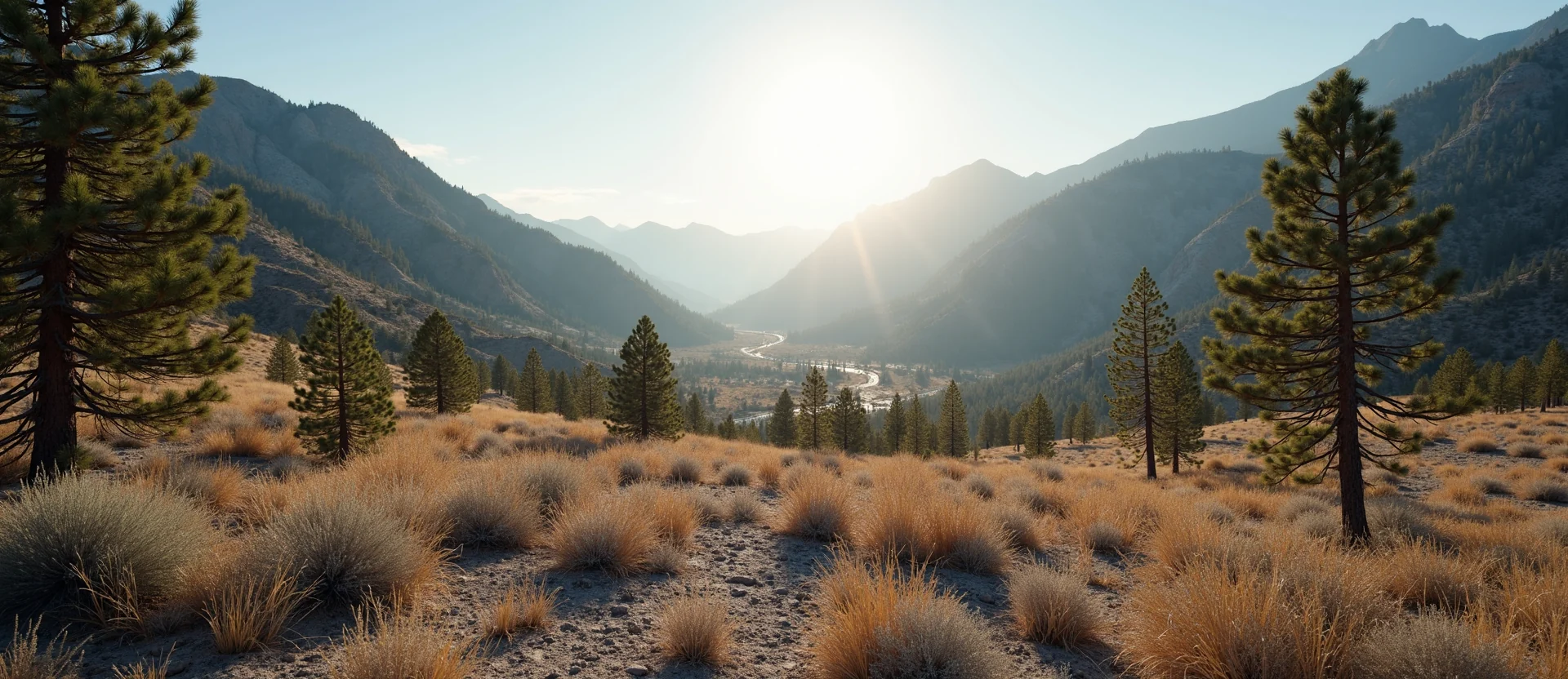 Symbolizing Identity/Local: A local Mountain Mahogany Washoe Valley floor. - AI Generated