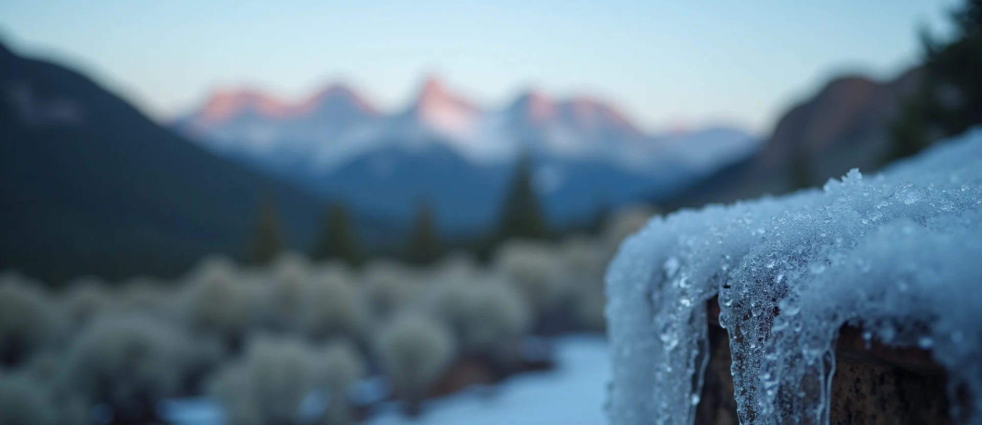 Symbolizing Identity/Local: A local Bitterbrush Sierra Nevada skyline. - AI Generated