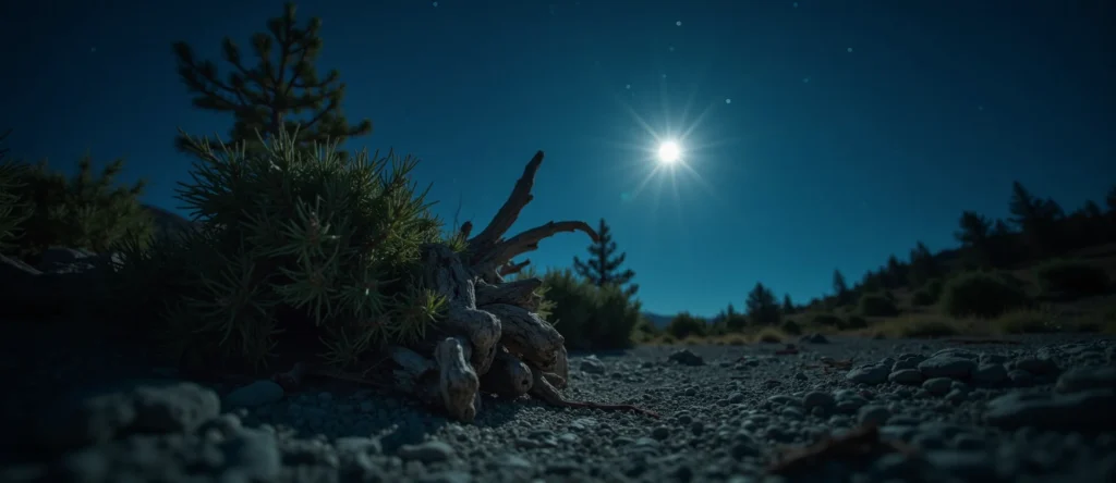 Symbolizing Growth/Resilience: A local Bitterbrush gnarled juniper roots. - AI Generated