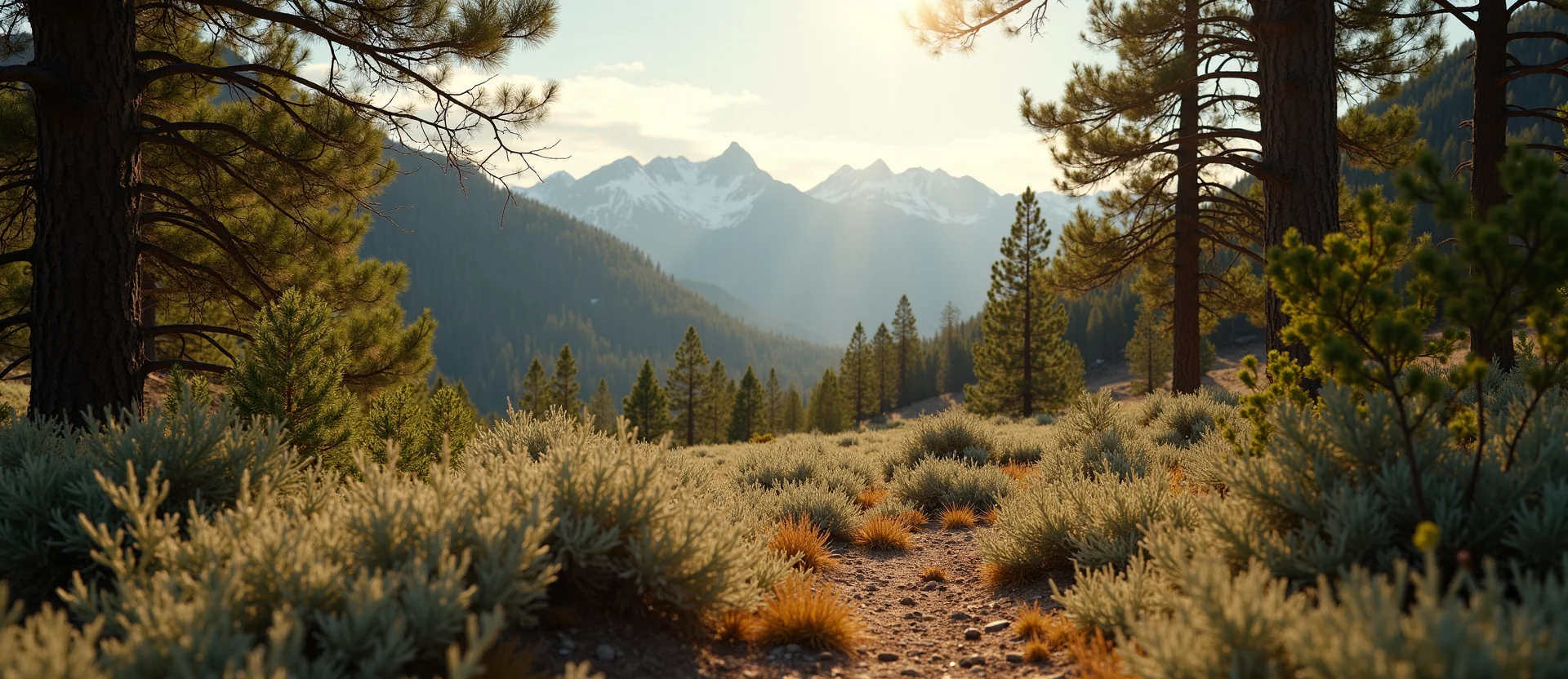 Symbolizing Identity/Local: A local Quaking Aspen Washoe Valley floor. - AI Generated