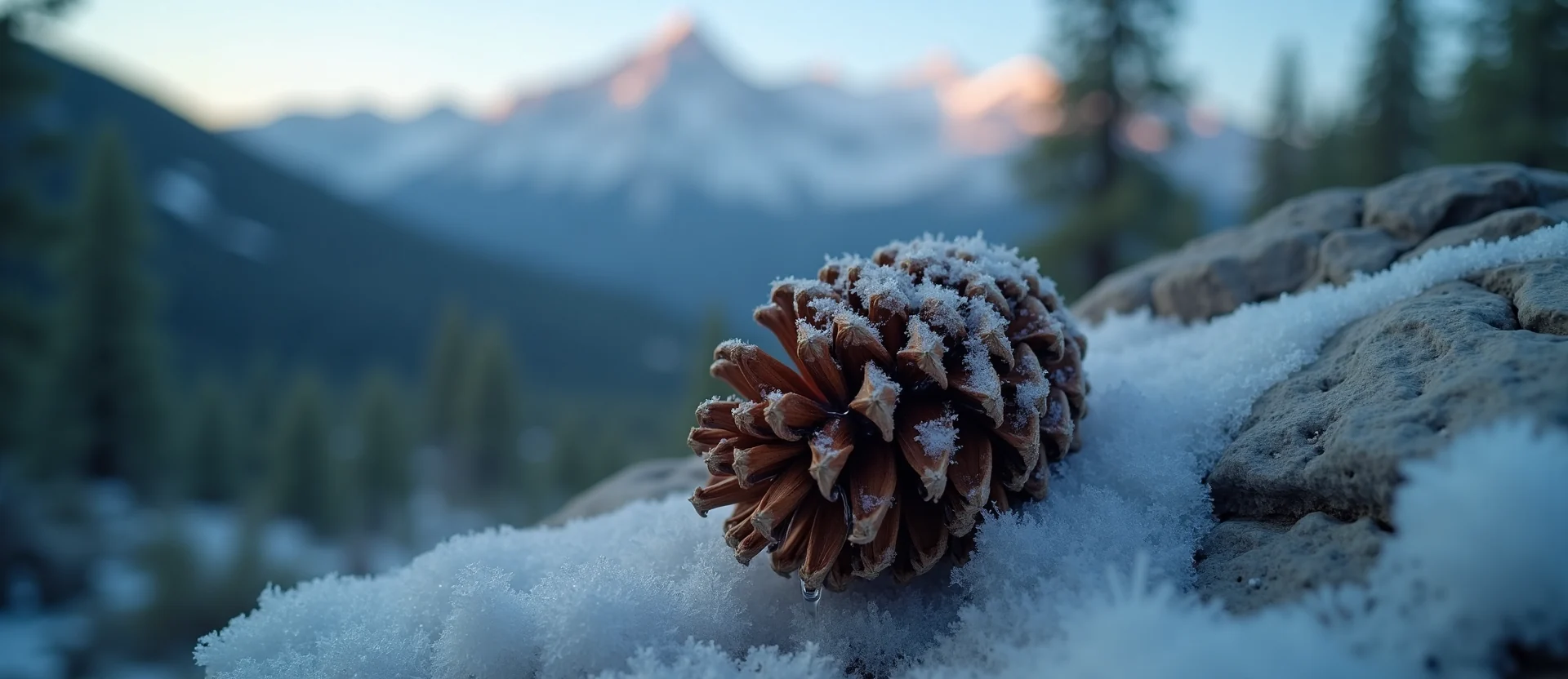 Symbolizing Seed/New Beginning: A local Quaking Aspen opening pine cone. - AI Generated