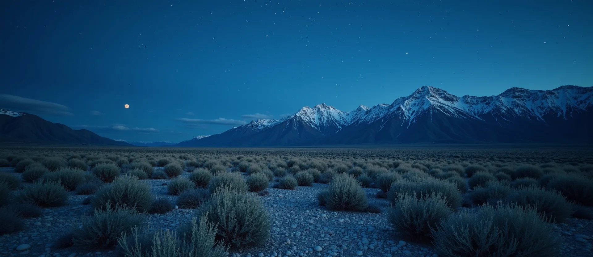 Symbolizing Stability/Peak: A local Rabbitbrush solid mountain ridge. - AI Generated