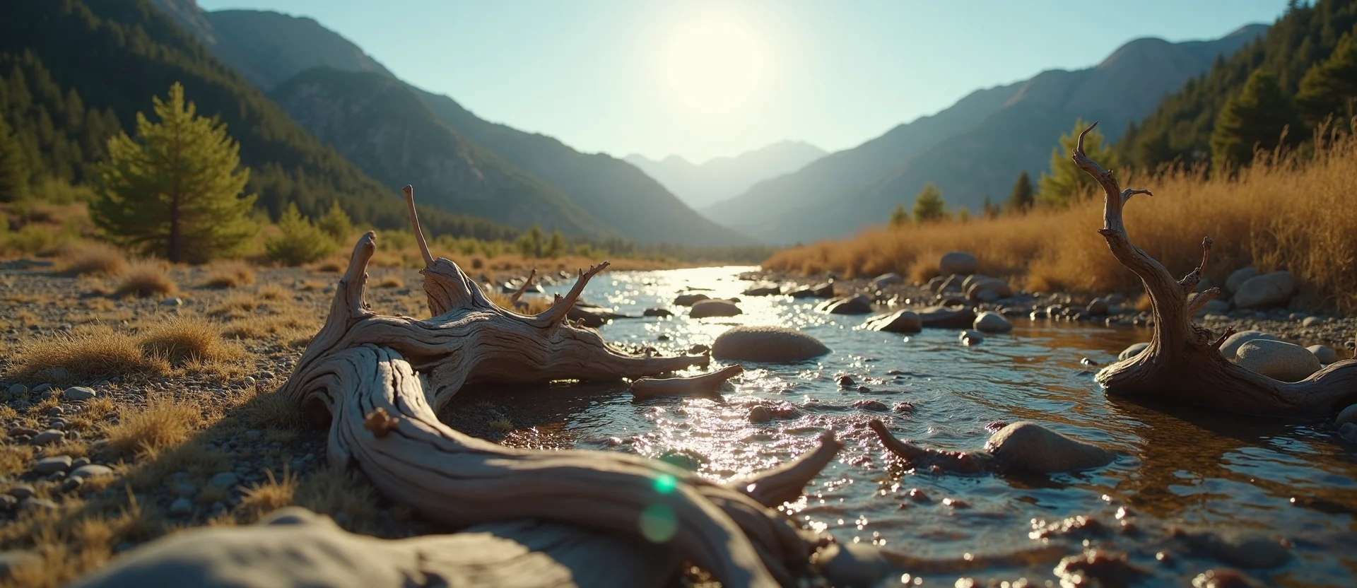 Symbolizing Identity/Local: A local Bitterbrush Washoe Valley floor. - AI Generated