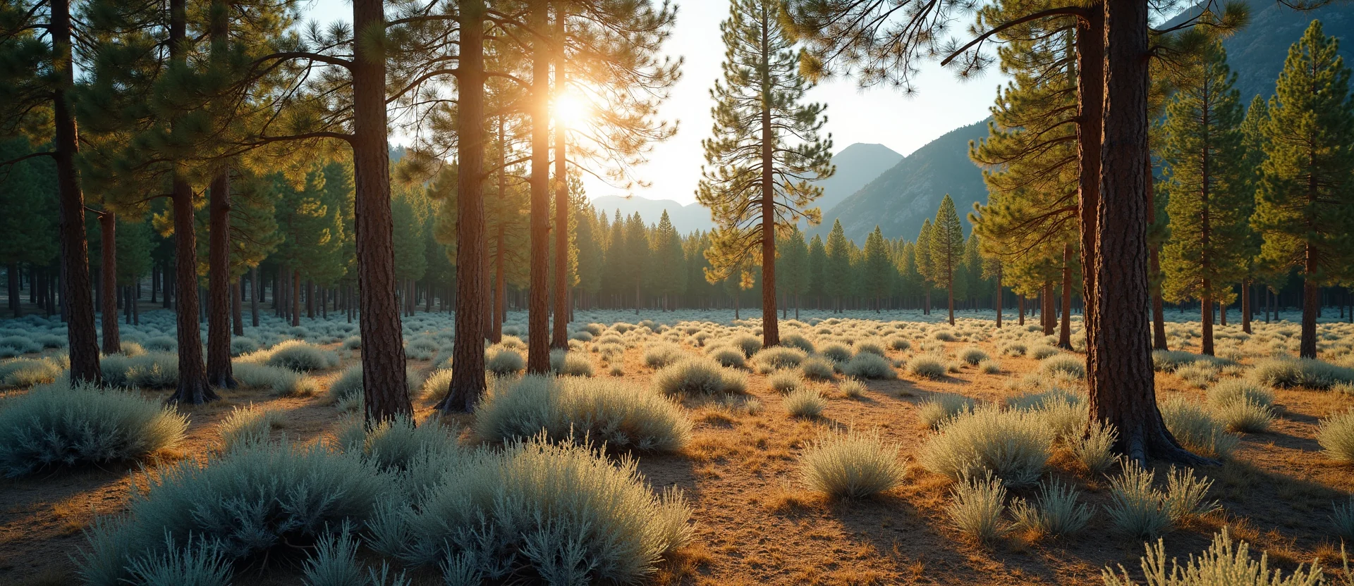 Symbolizing Growth/Resilience: A local Sierra Juniper thriving aspen grove. - AI Generated