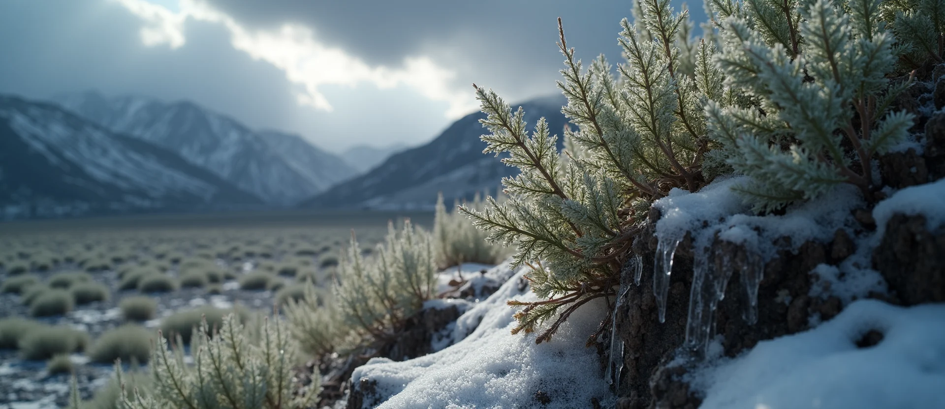 Symbolizing Growth/Resilience: A local Sagebrush (Artemisia tridentata) thriving aspen grove. - AI Generated