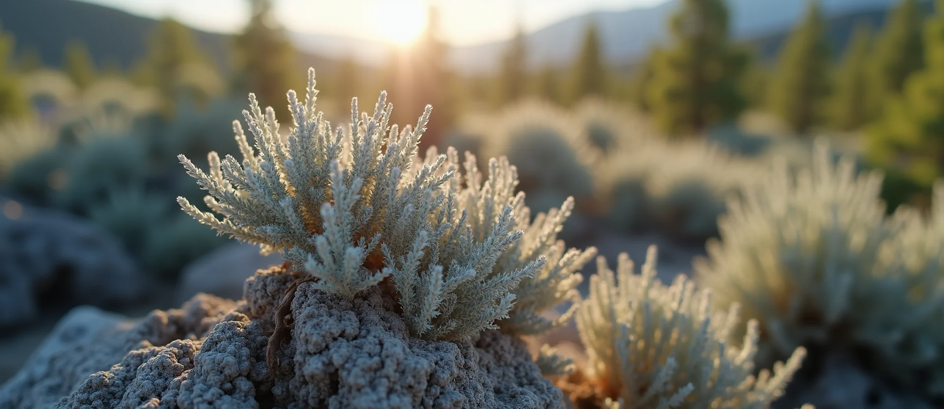Symbolizing Identity/Local: A local Quaking Aspen High Desert vista. - AI Generated