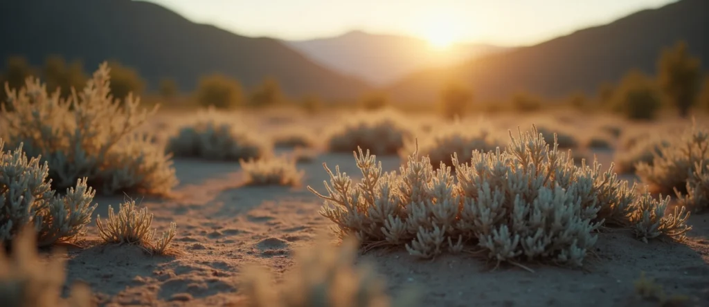 Symbolizing Identity/Local: A local Mountain Mahogany Washoe Valley floor. - AI Generated