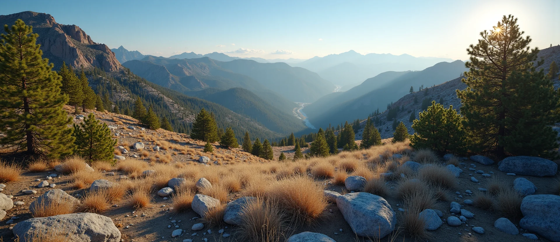 Symbolizing Identity/Local: A local Sierra Juniper Mt. Rose foothills. - AI Generated