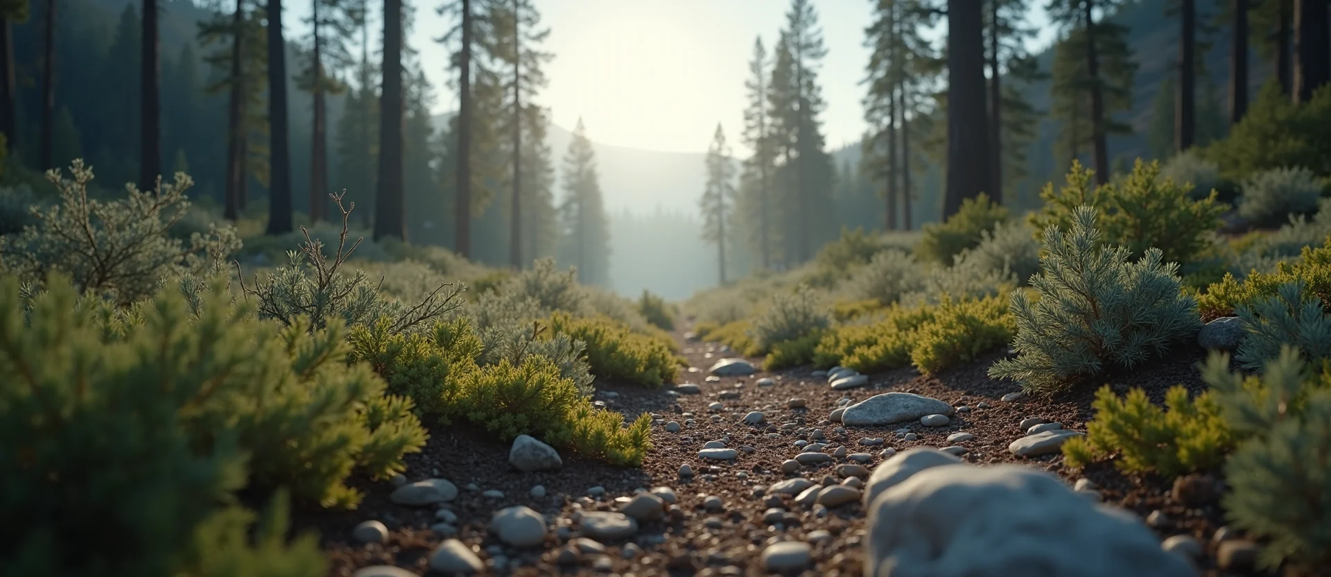 Symbolizing Identity/Local: A local Manzanita Washoe Valley floor. - AI Generated