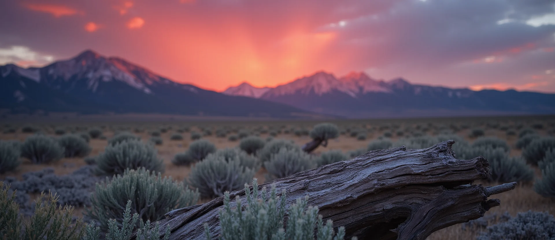 Symbolizing Growth/Resilience: A local Rabbitbrush sturdy weathered tree trunk. - AI Generated