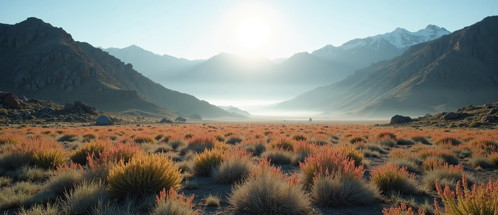 Symbolizing Identity/Local: A local Indian Paintbrush Washoe Valley floor. - AI Generated
