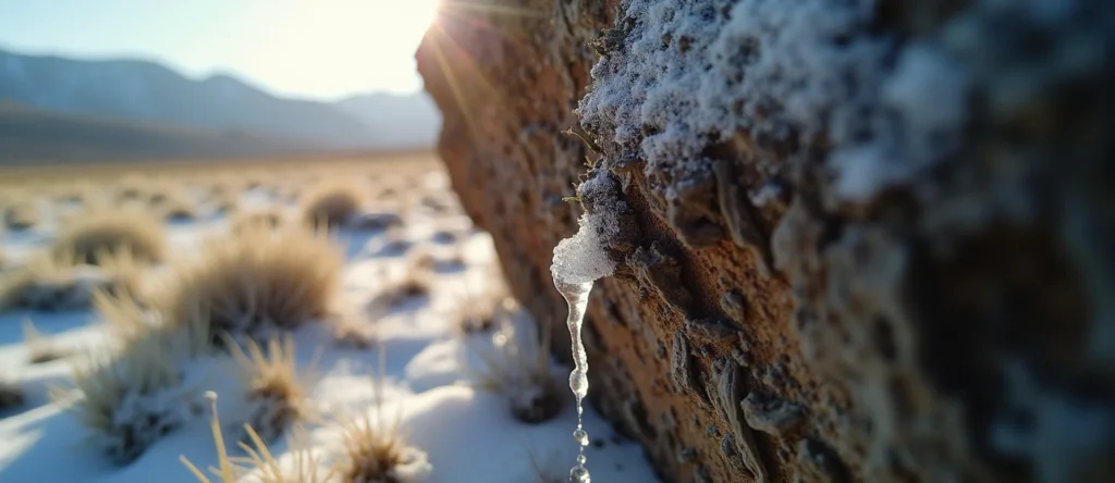 Symbolizing Growth/Resilience: A local Rabbitbrush sturdy weathered tree trunk. - AI Generated