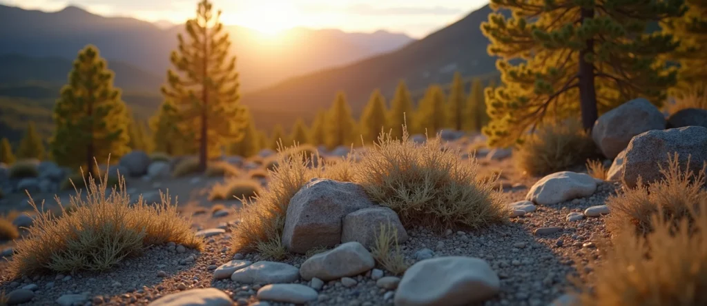 Symbolizing Identity/Local: A local Quaking Aspen High Desert vista. - AI Generated