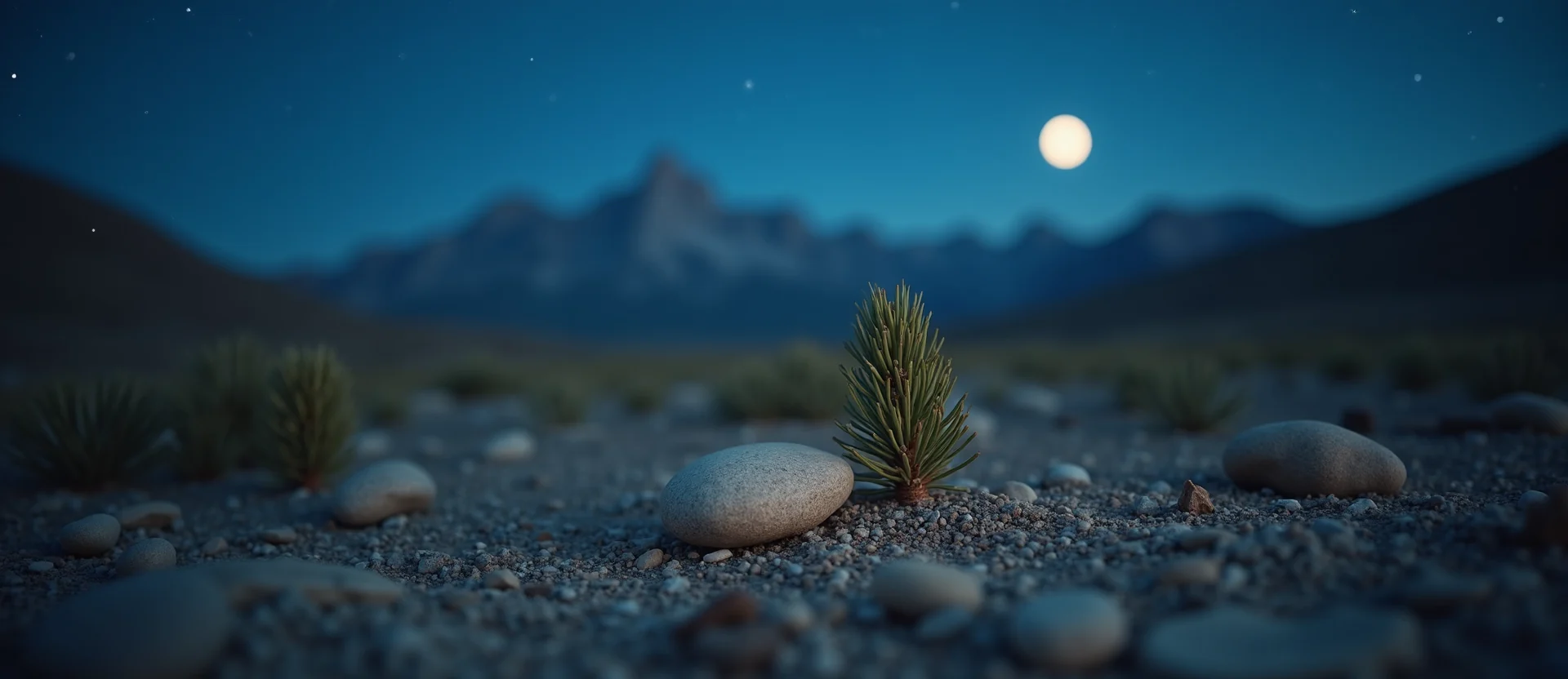 Symbolizing Seed/New Beginning: A local Desert Peach single pine seed on dry earth. - AI Generated