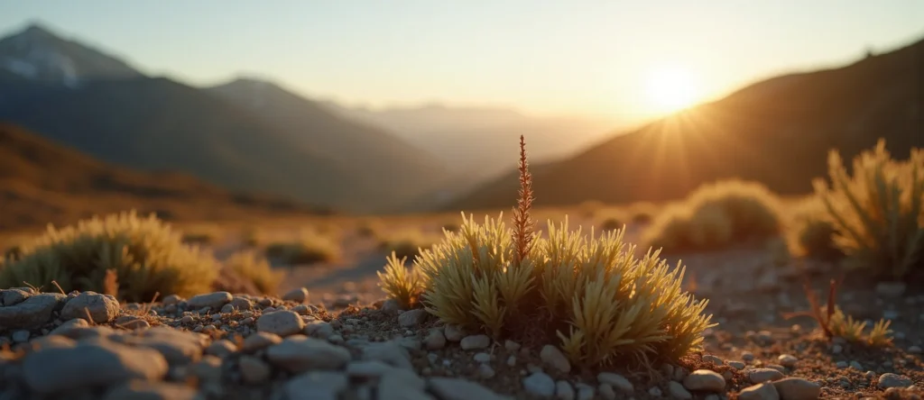 Symbolizing Seed/New Beginning: A local Bitterbrush sprouting sagebrush seedling. - AI Generated