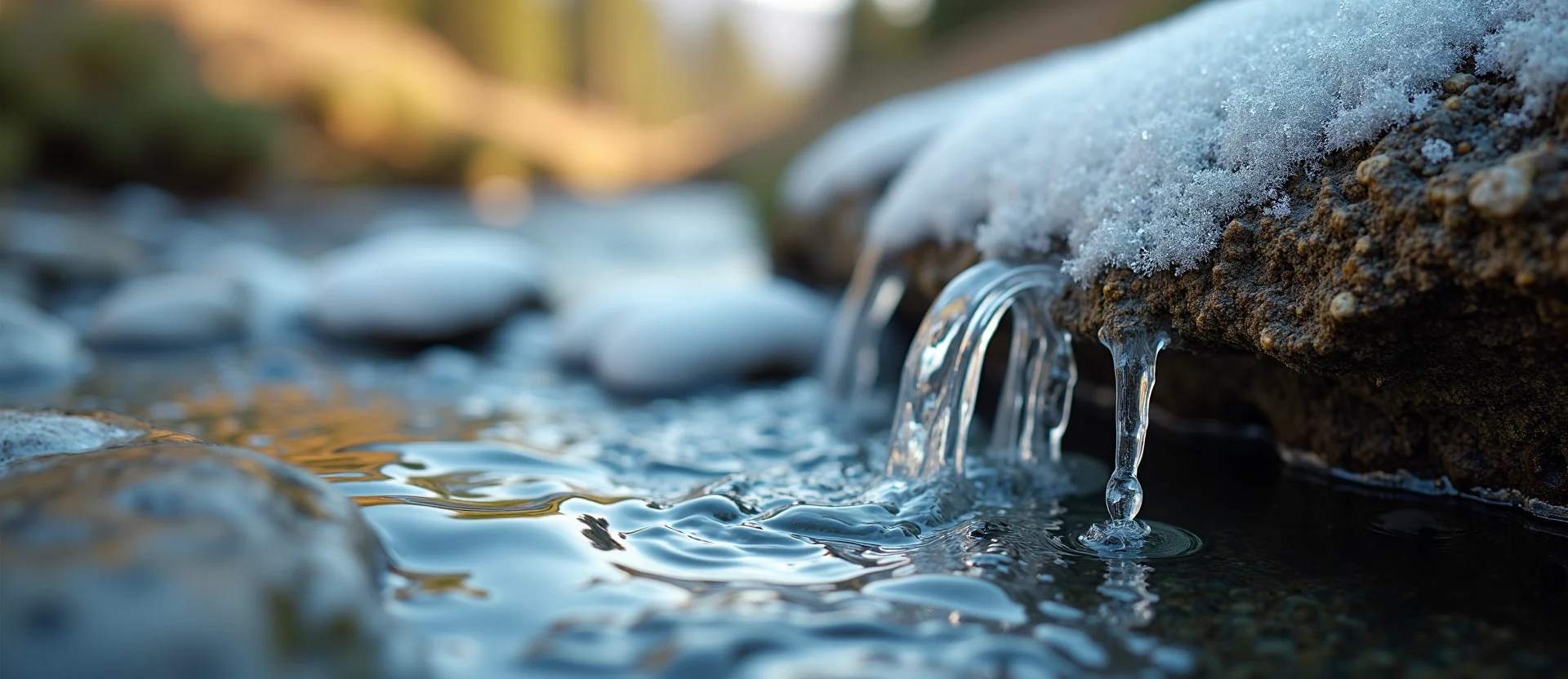 Symbolizing Flow/Cleansing: A local Bitterbrush babbling mountain creek. - AI Generated