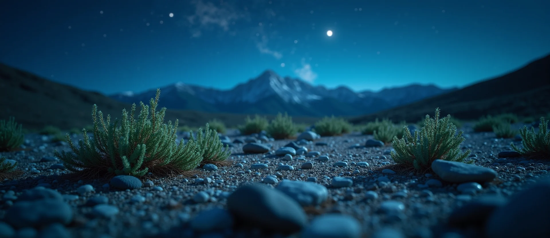 Symbolizing Identity/Local: A local Manzanita Sierra Nevada skyline. - AI Generated