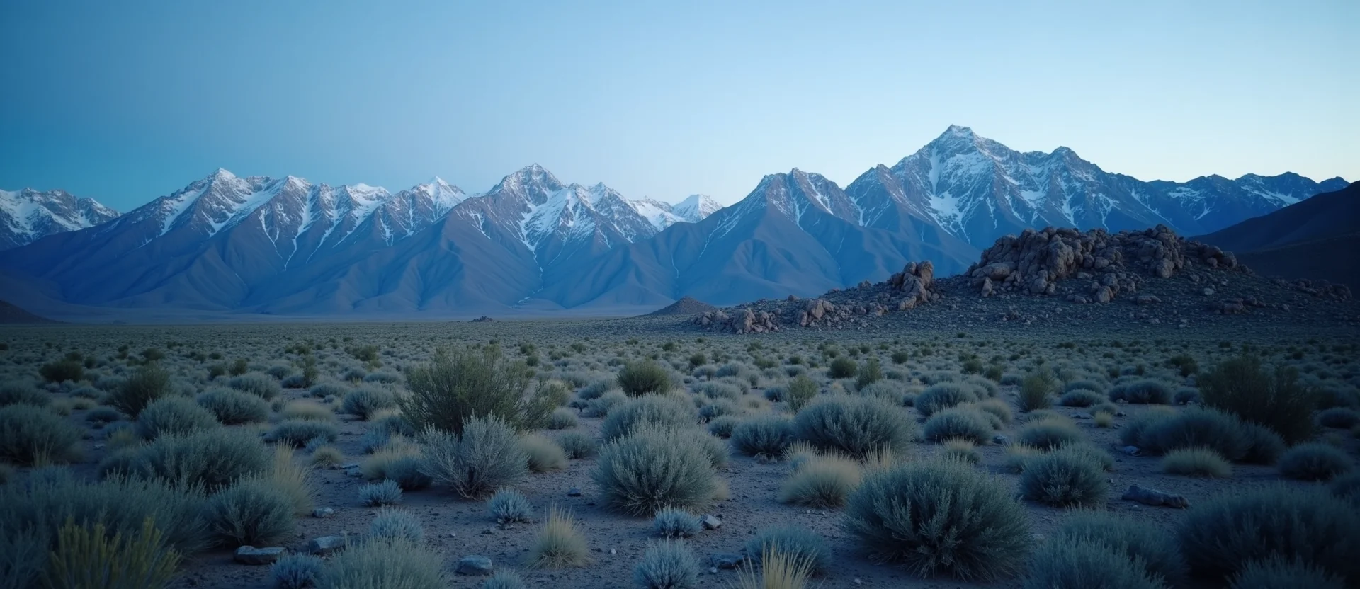 Symbolizing Identity/Local: A local Bitterbrush High Desert vista. - AI Generated