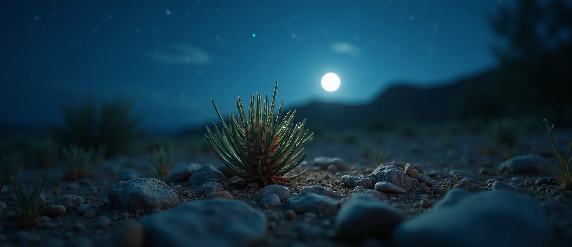Symbolizing Seed/New Beginning: A local Desert Peach single pine seed on dry earth. - AI Generated