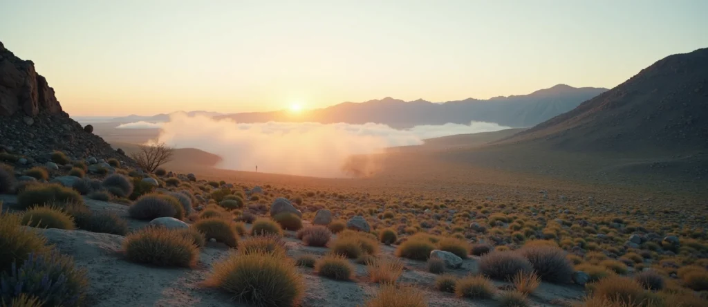 Symbolizing Identity/Local: A local Desert Peach Peavine Mountain silhouette. - AI Generated