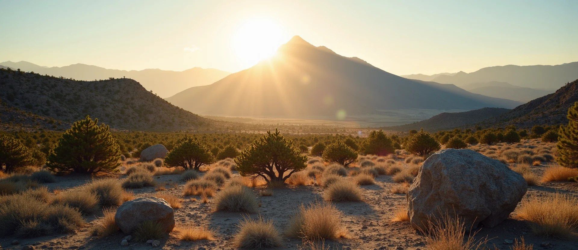 Symbolizing Identity/Local: A local Sierra Juniper Peavine Mountain silhouette. - AI Generated