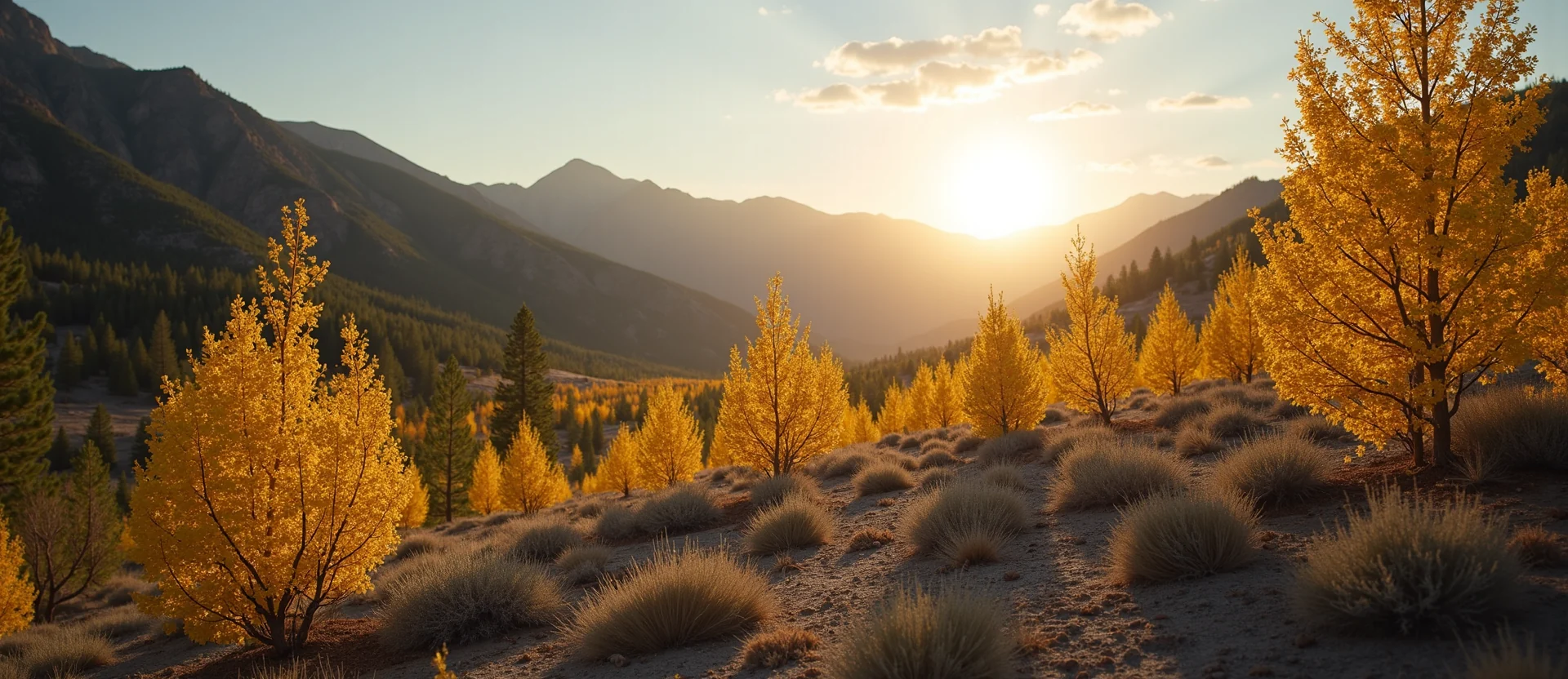 Symbolizing Identity/Local: A local Manzanita High Desert vista. - AI Generated