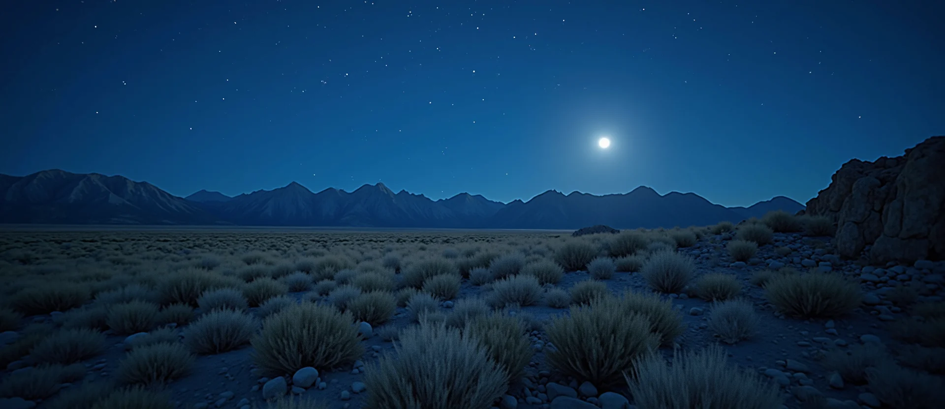 Symbolizing Identity/Local: A local Bitterbrush Peavine Mountain silhouette. - AI Generated