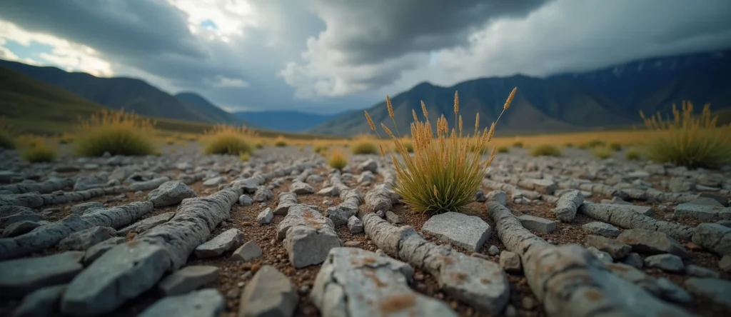 Symbolizing Identity/Local: A local Indian Paintbrush Washoe Valley floor. - AI Generated