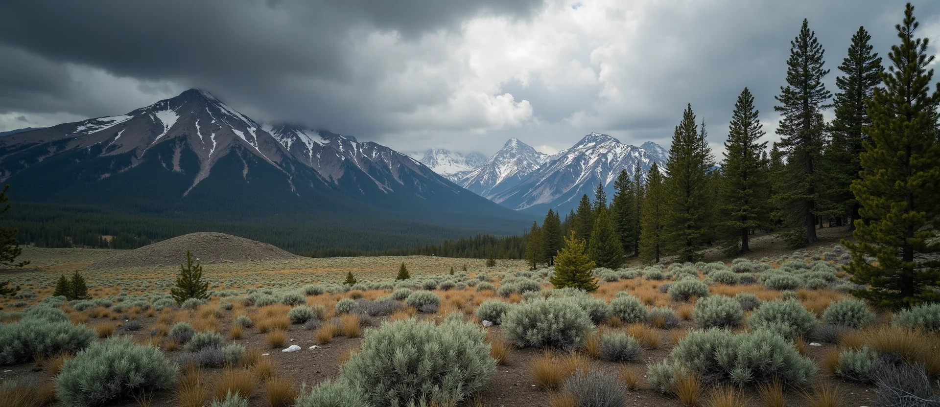 Symbolizing Growth/Resilience: A local Rabbitbrush thriving aspen grove. - AI Generated