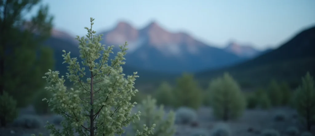 Symbolizing Identity/Local: A local Desert Peach Mt. Rose foothills. - AI Generated