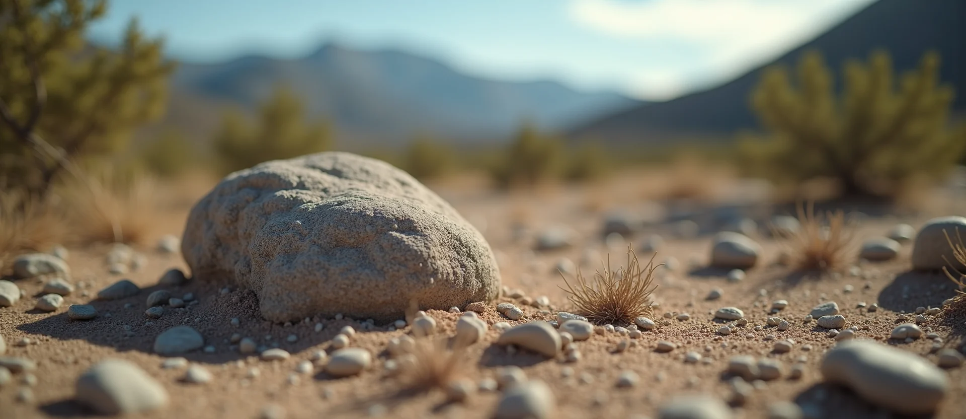 Symbolizing Stability/Peak: A local Sierra Juniper unshakable boulder. - AI Generated