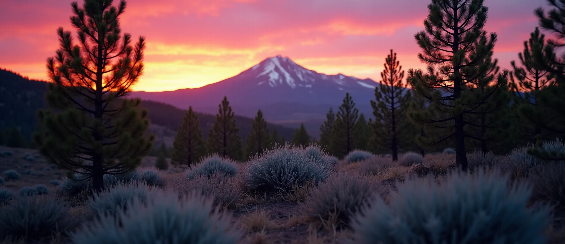 Symbolizing Identity/Local: A local Desert Peach Mt. Rose foothills. - AI Generated